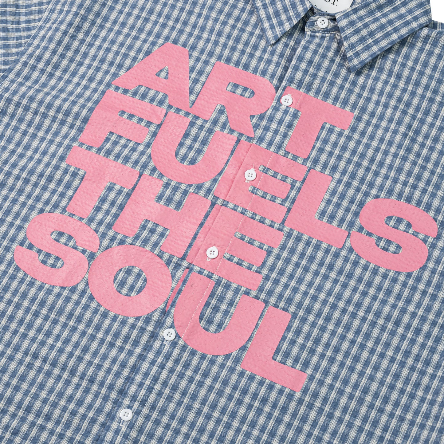 OWST Art Checkered Boxy Shirt