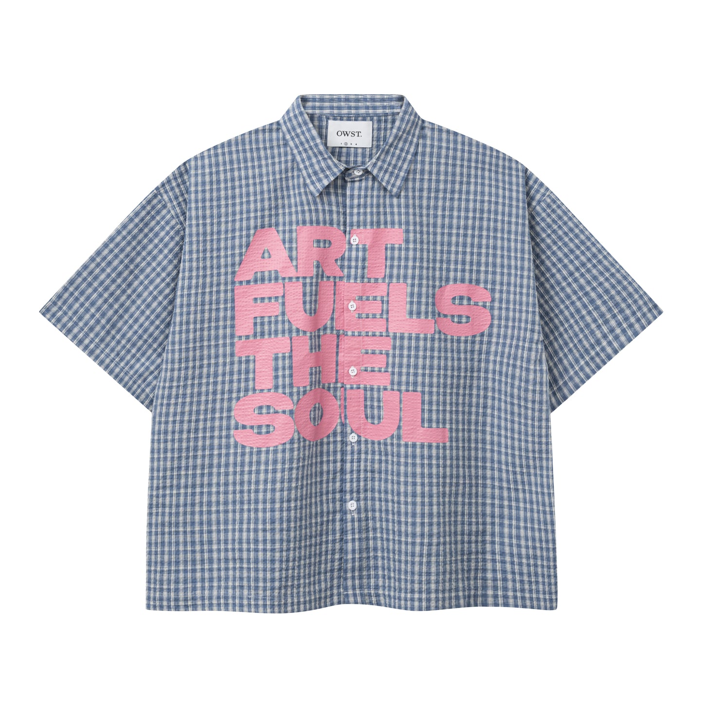 OWST Art Checkered Boxy Shirt