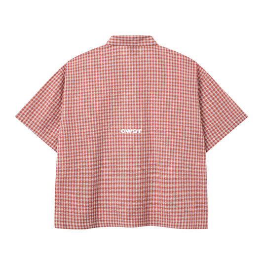 OWST Art Checkered Boxy Shirt