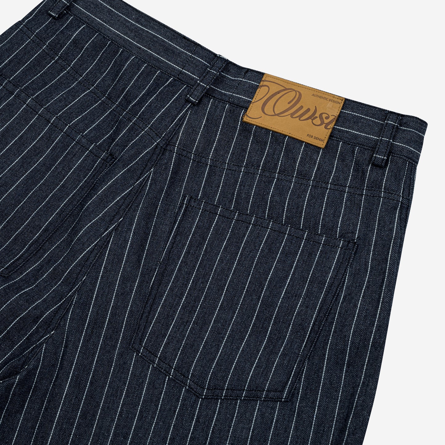OWST DRIFT CLUB STRIPED DENIM SHORTS