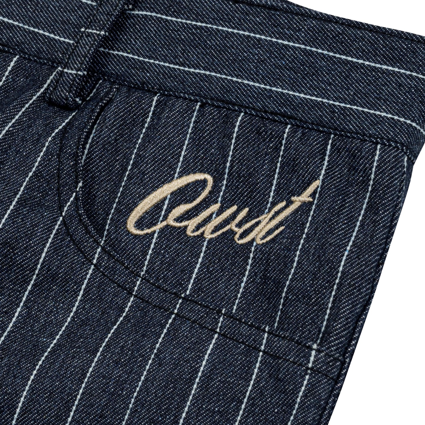 OWST DRIFT CLUB STRIPED DENIM SHORTS