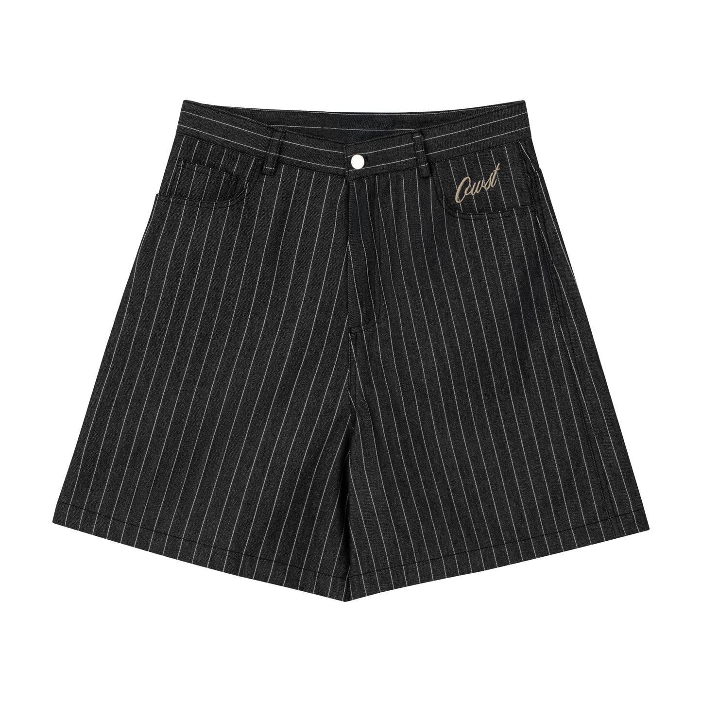 OWST DRIFT CLUB STRIPED DENIM SHORTS