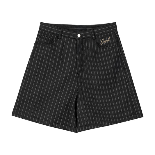 OWST DRIFT CLUB STRIPED DENIM SHORTS
