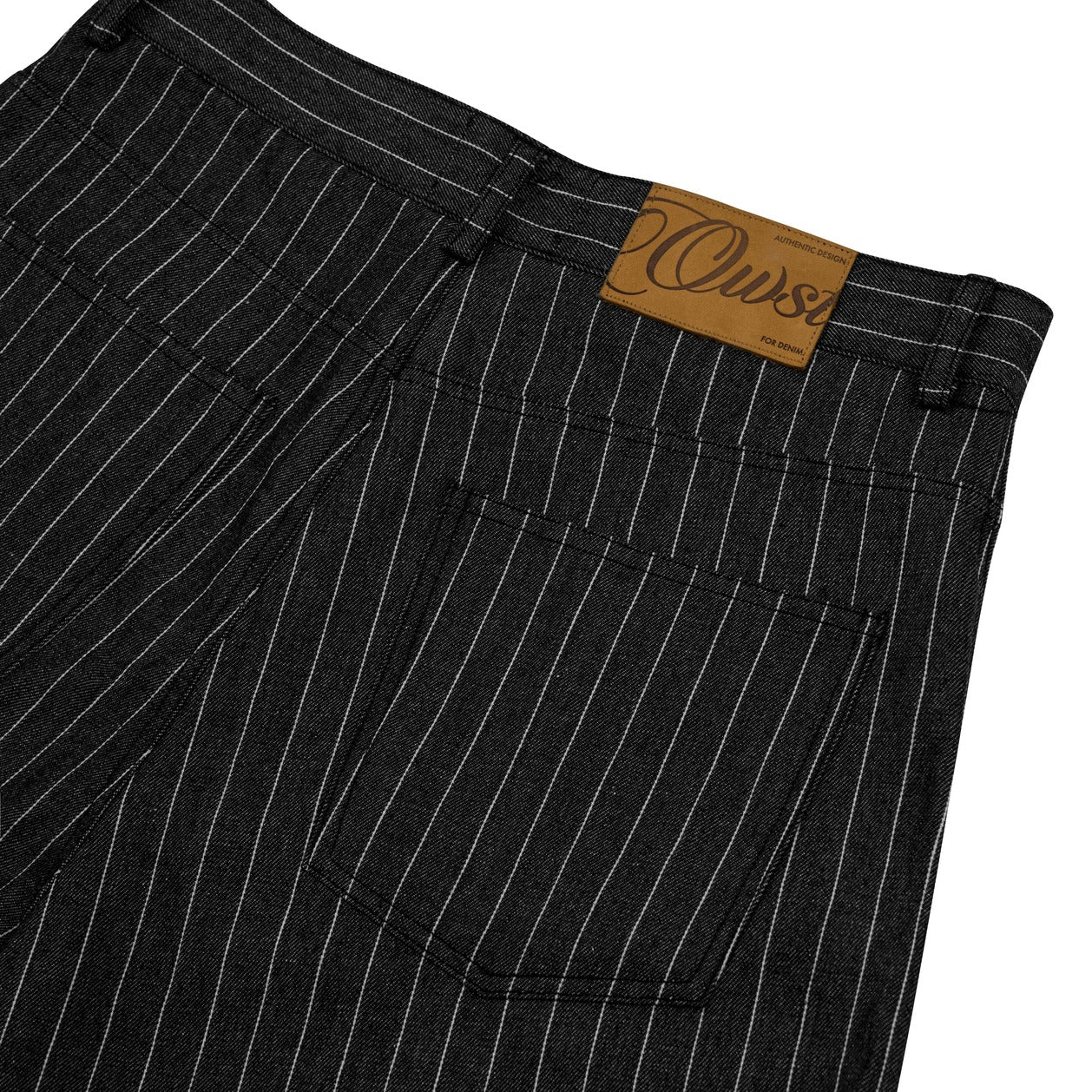 OWST DRIFT CLUB STRIPED DENIM SHORTS