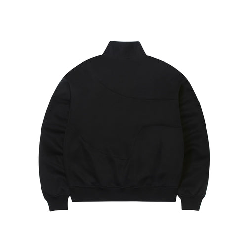 LOGO HALF ZIP-UP SWEATSHIRT