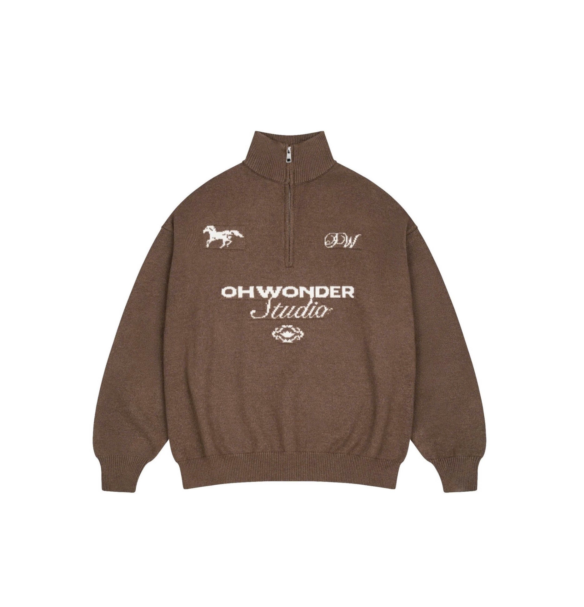 OWST Knitted Half-zip Sweatshirt