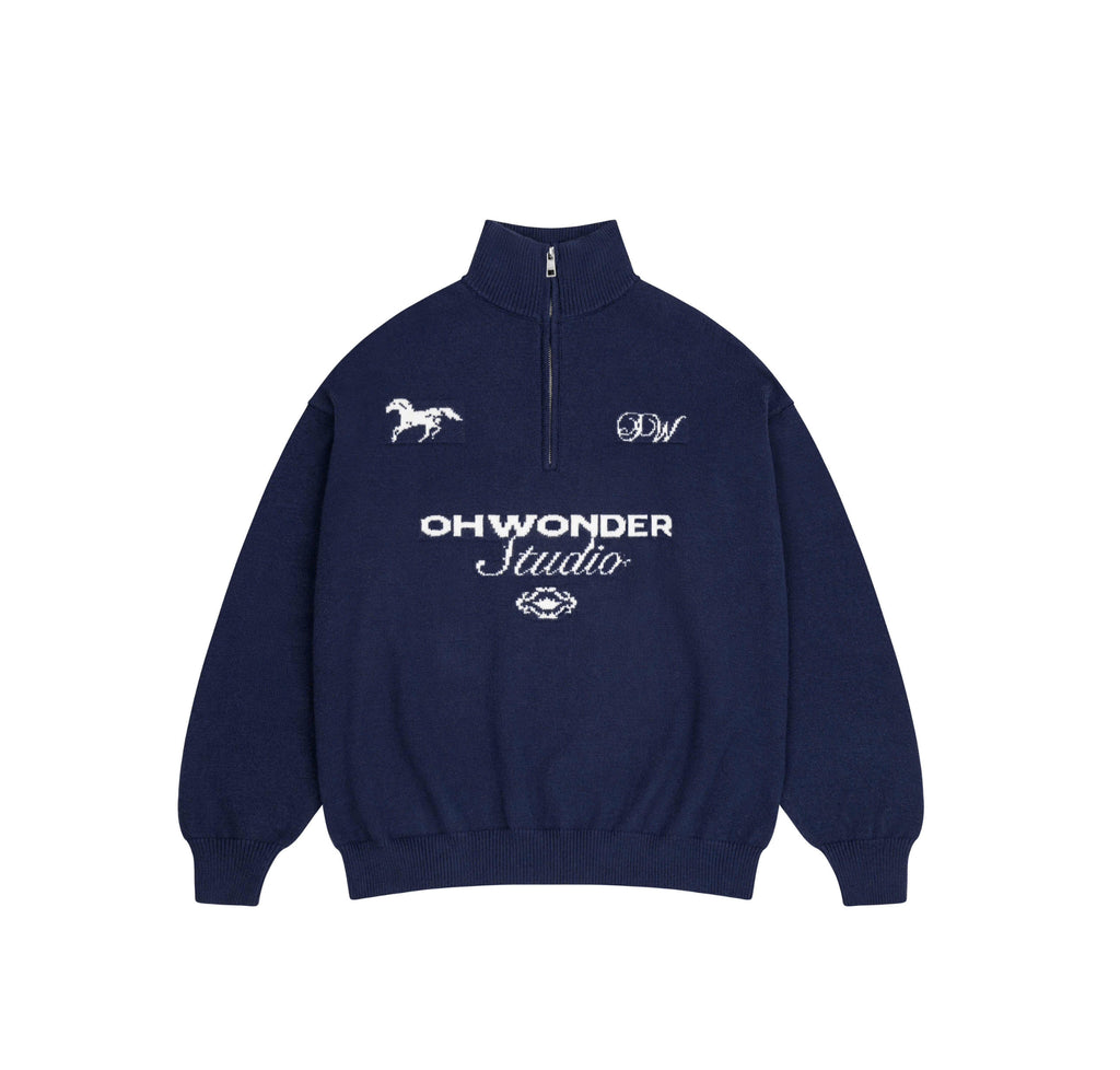 OWST Knitted Half-zip Sweatshirt