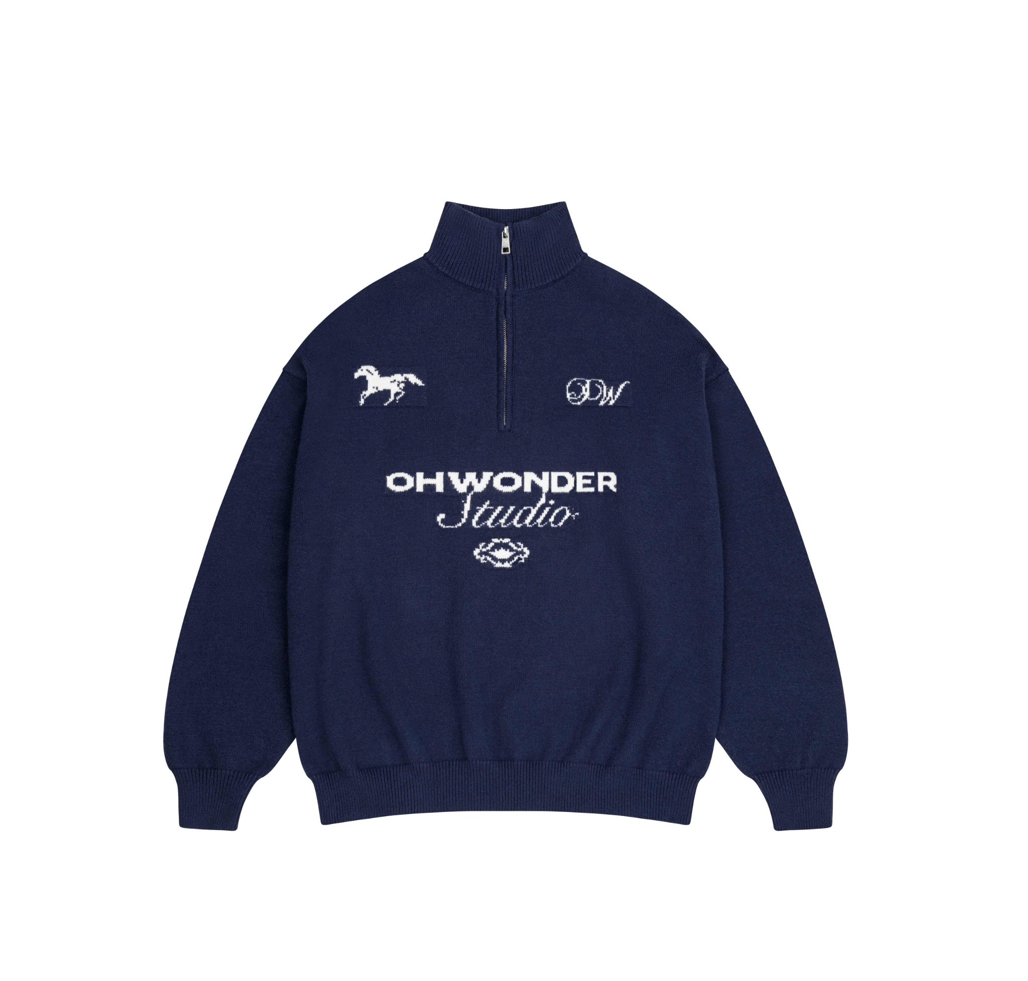 OWST Knitted Half-zip Sweatshirt