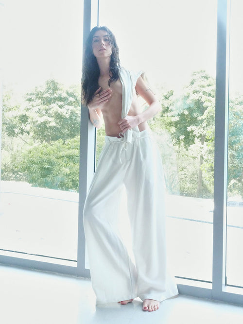 OWST Drawstring Pants White