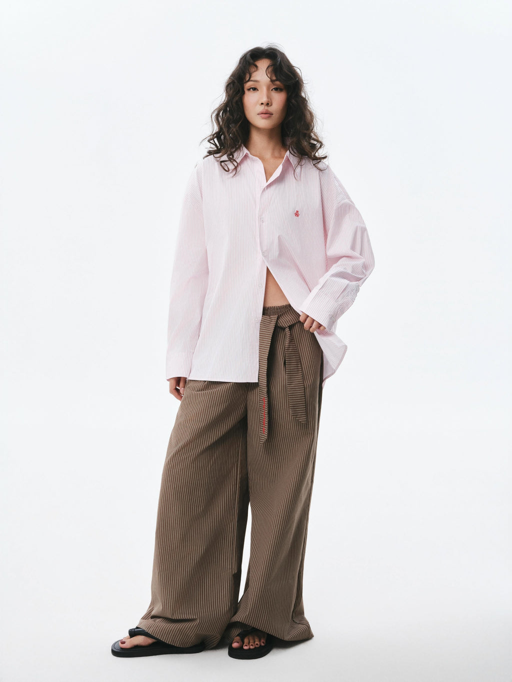 OWST Logo Mini Stripe Shirt