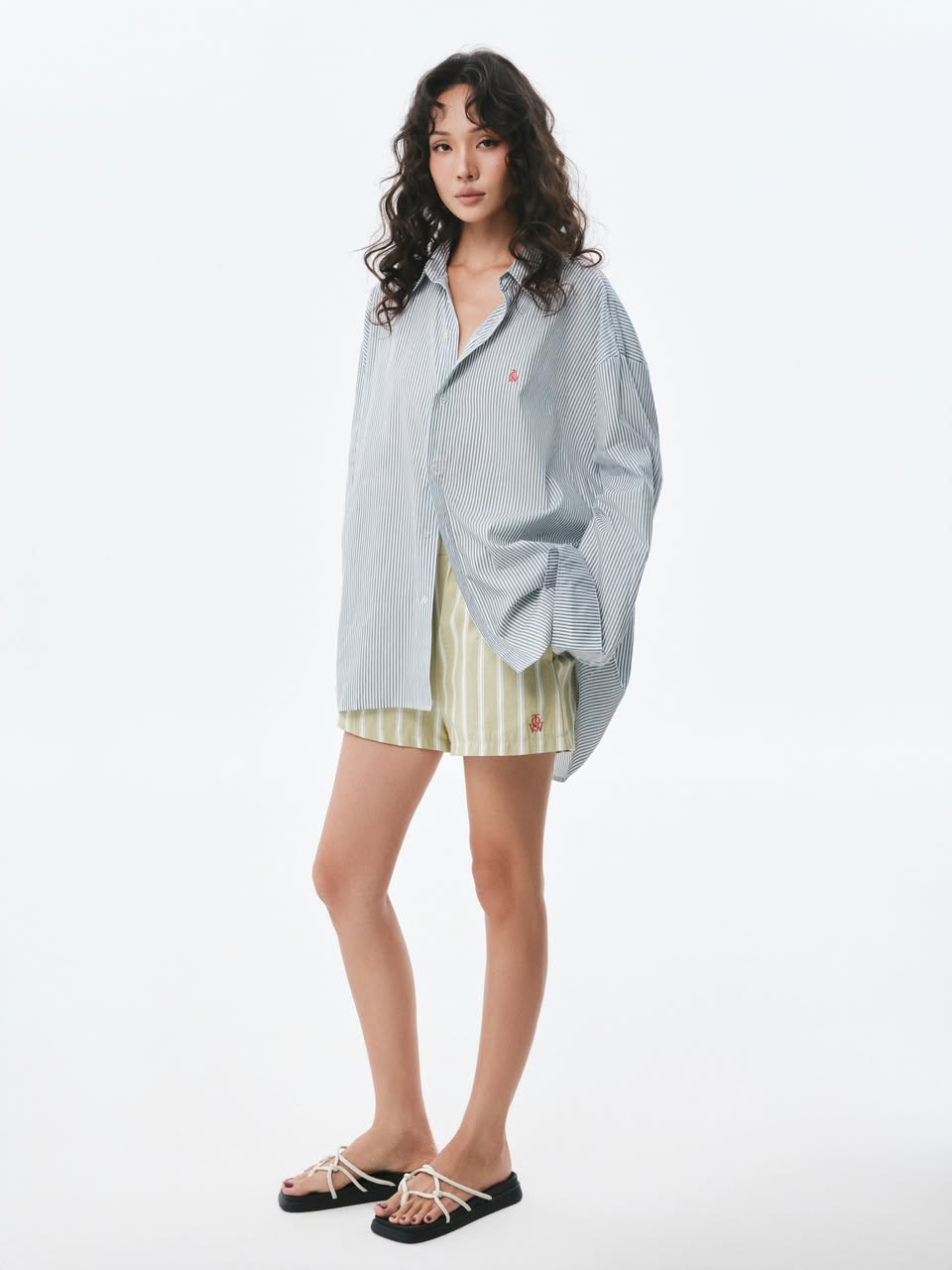OWST Logo Stripe Shorts