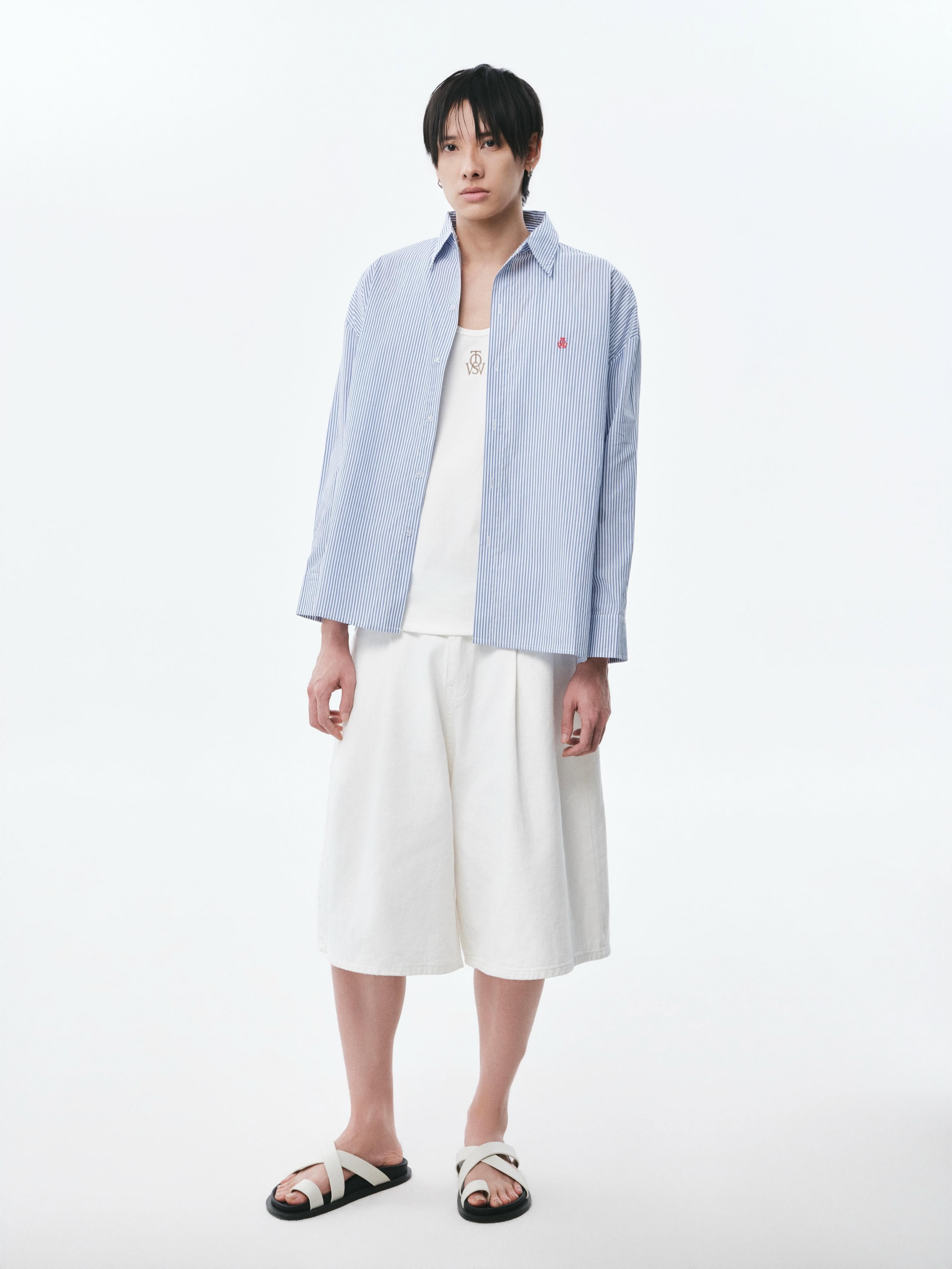 OWST Logo Mini Stripe Shirt