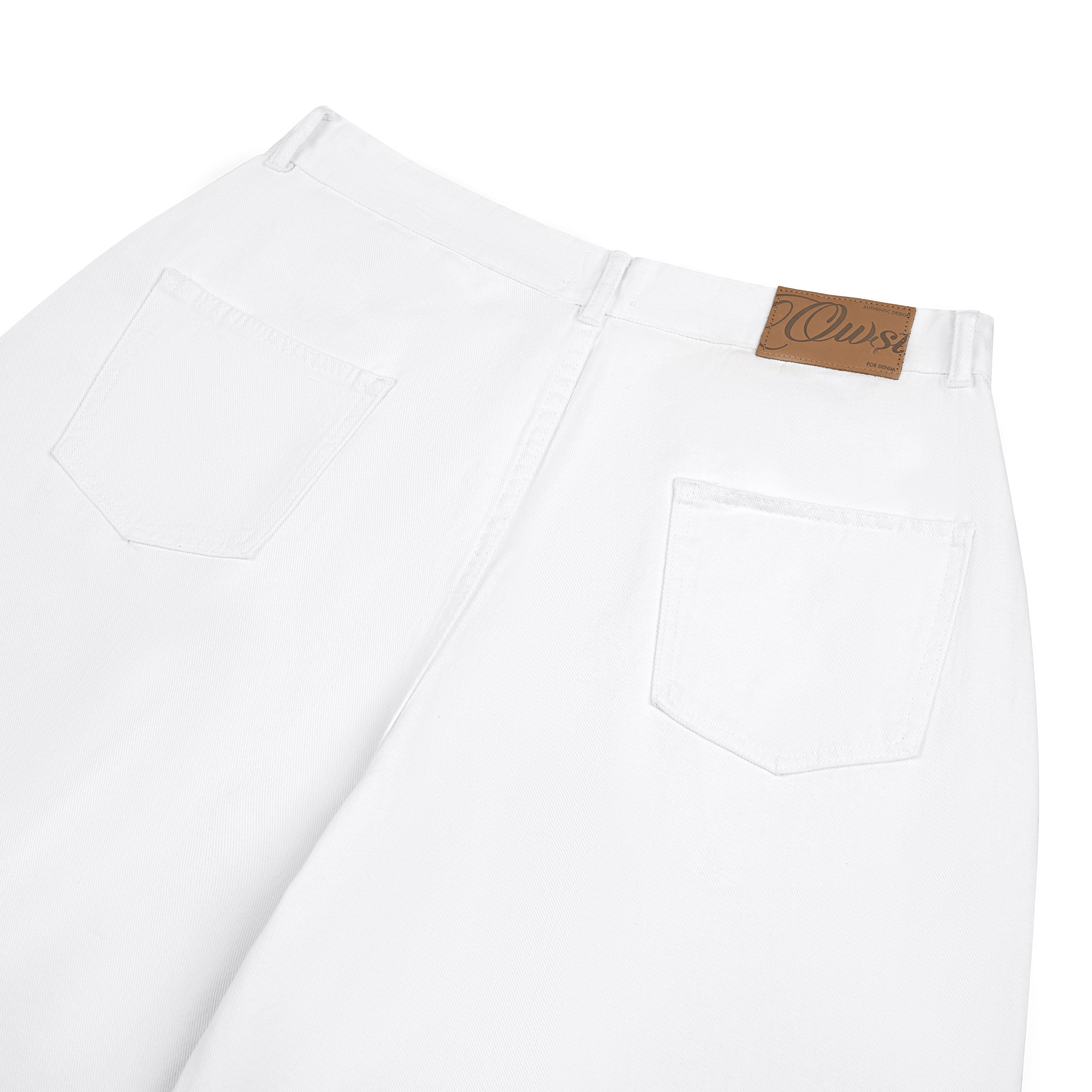 OWST Loose Shorts White