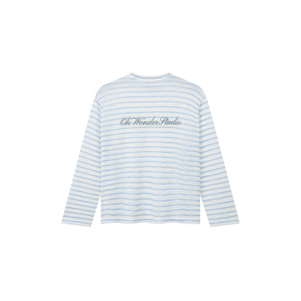 OWST Striped Logo Longsleeves Top