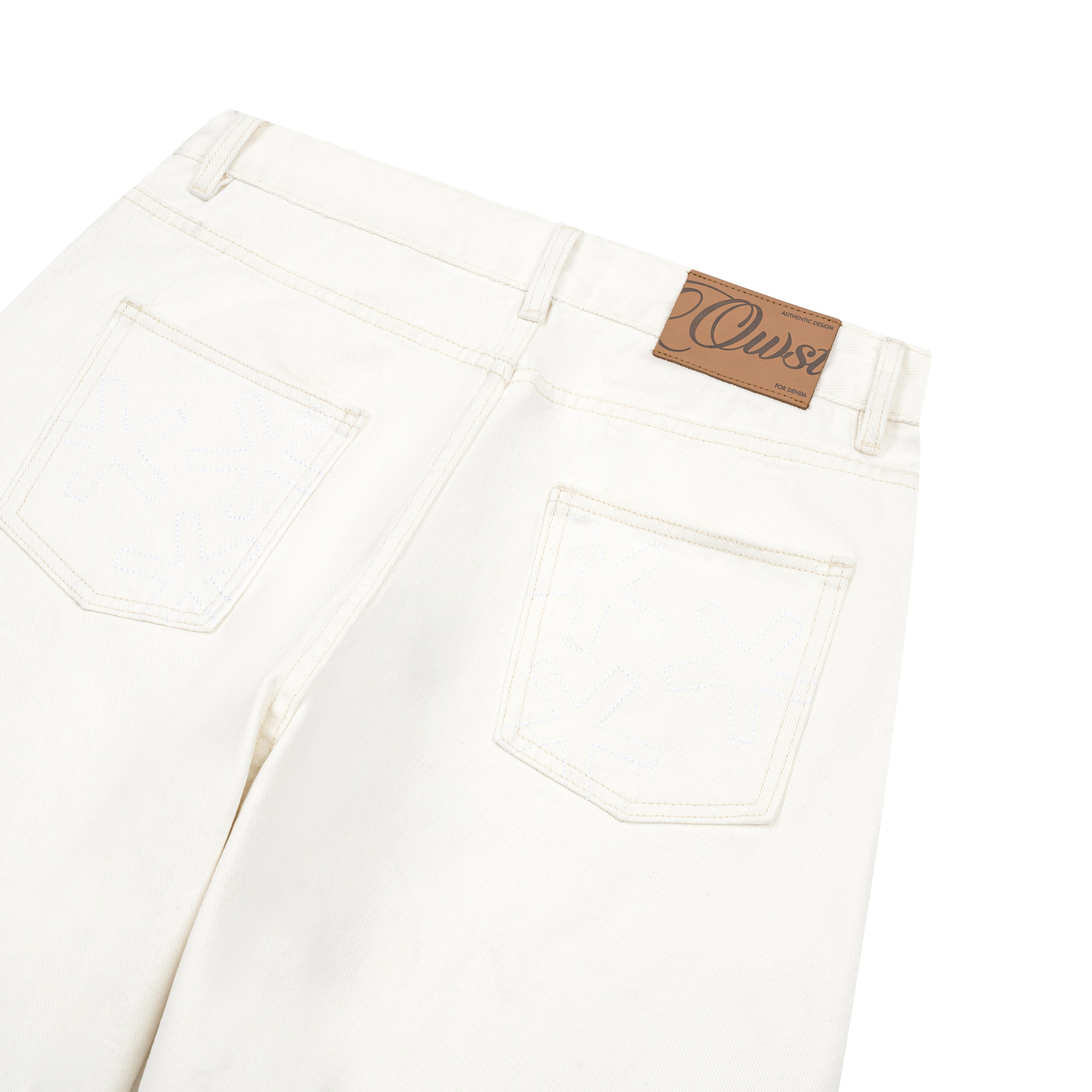Le Voyage White Jeans Short