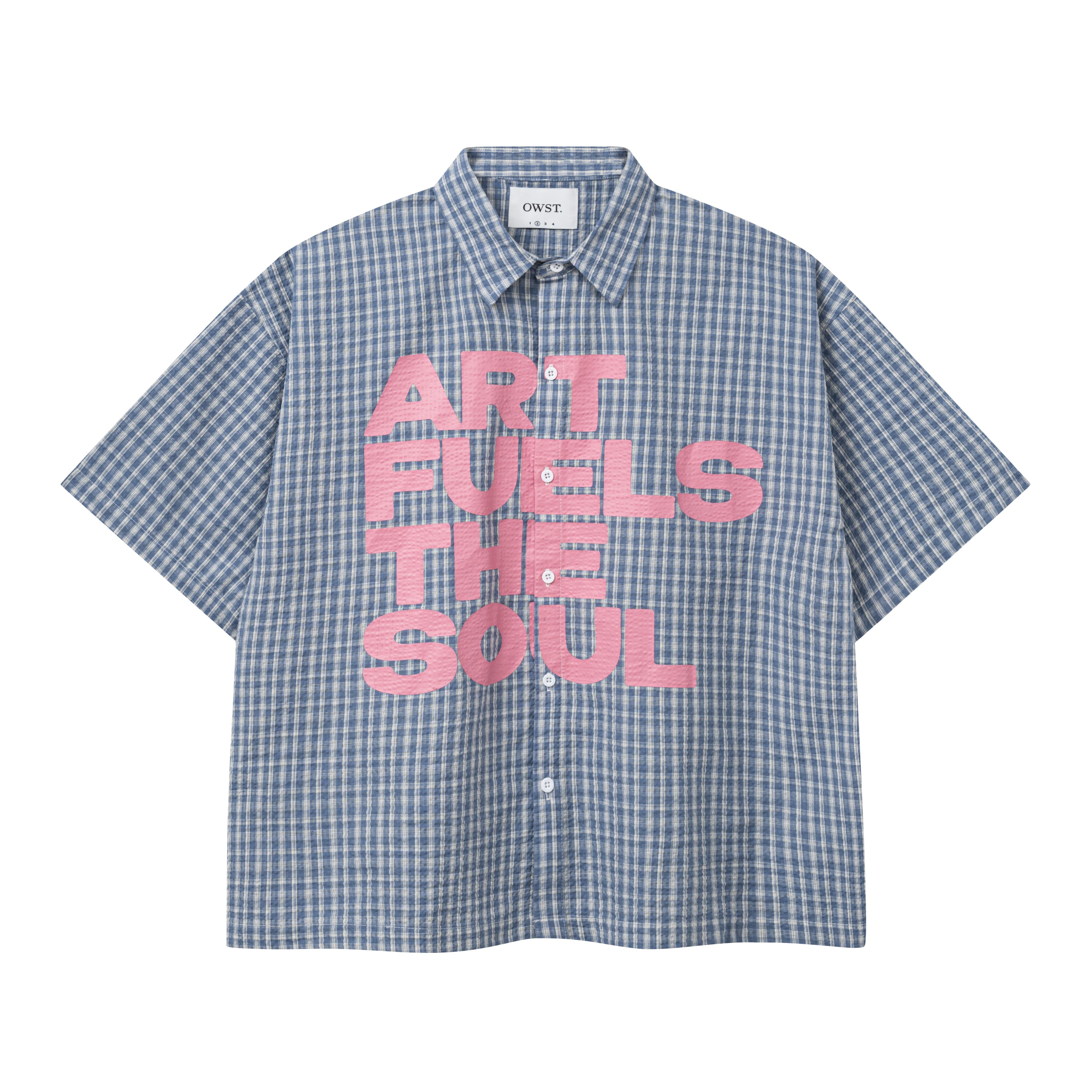 OWST Art Checkered Boxy Shirt