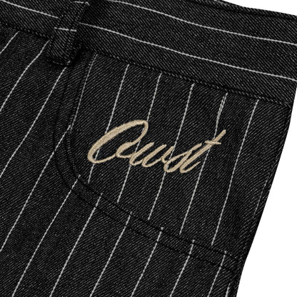 OWST DRIFT CLUB STRIPED DENIM SHORTS