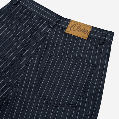 OWST DRIFT CLUB STRIPED DENIM SHORTS