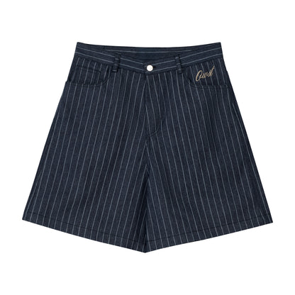 OWST DRIFT CLUB STRIPED DENIM SHORTS